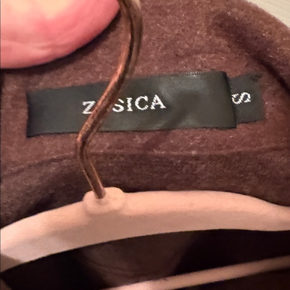 Elegant Brown Belted Utility Jacket - Picture 3 of 10